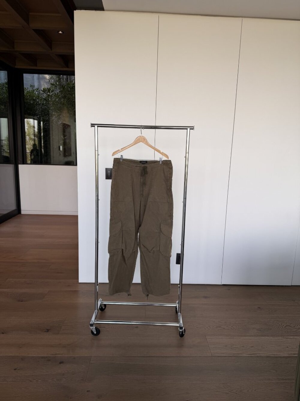 Entire Studios Olive Drawstring Cargo Pants - M